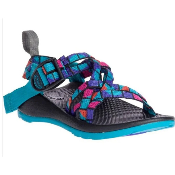 Chaco ZX1 Ecotread Big Kids/Ladies J180264 Break Teal Size 6M - Picture 1 of 10